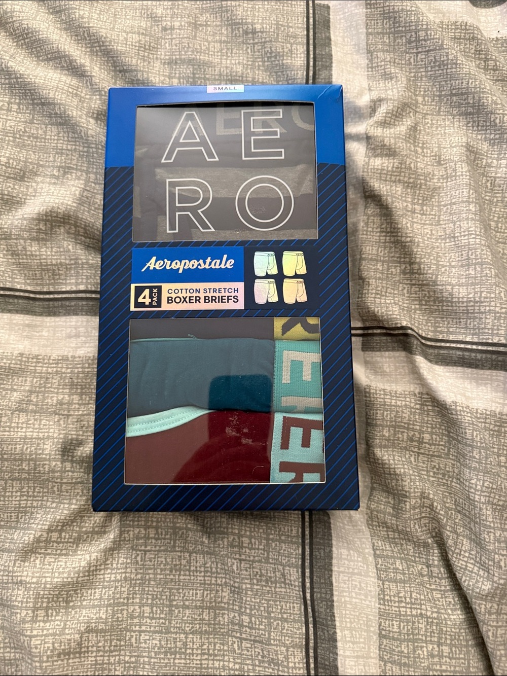 Aeropostale men’s  Boxer Brief 4-Pack Box